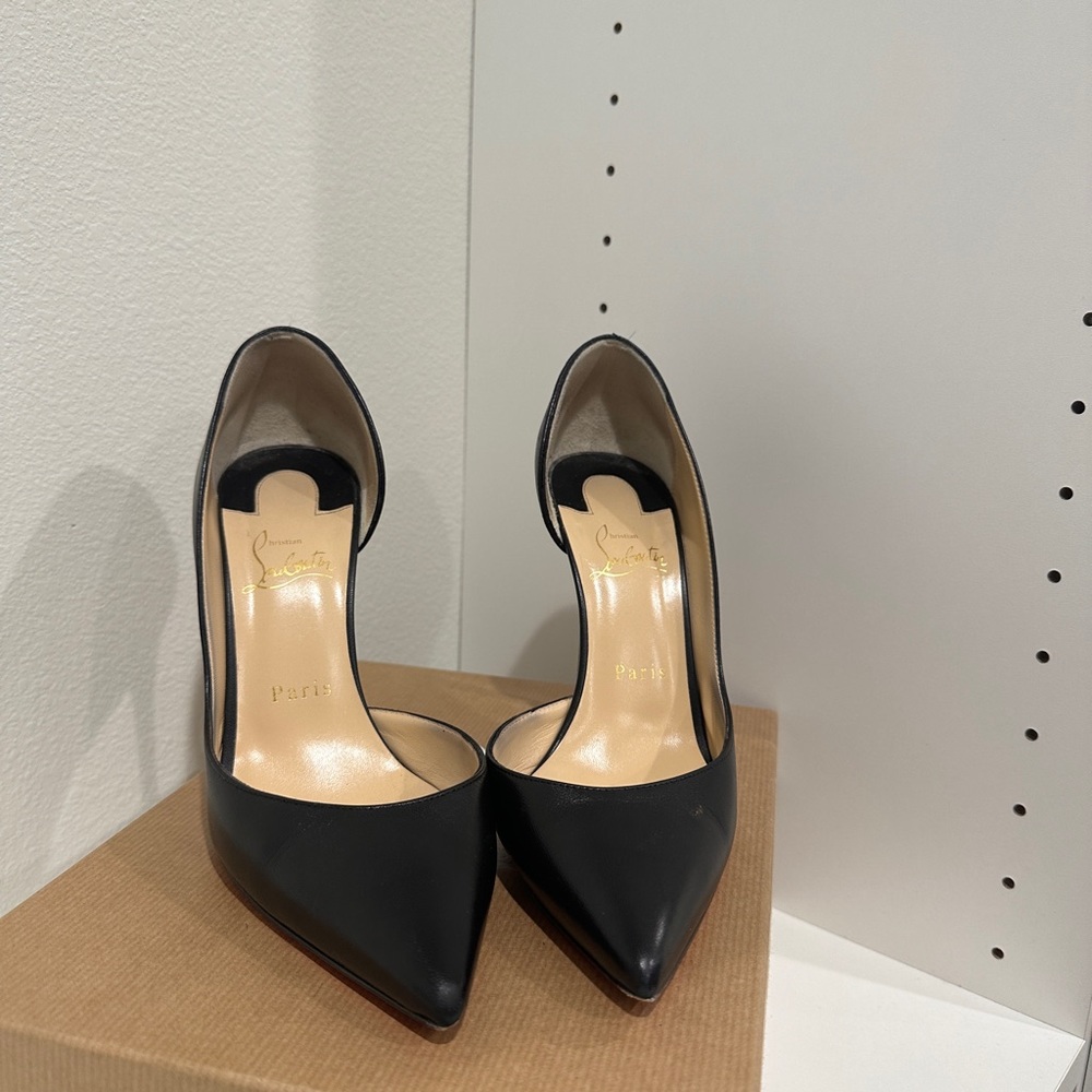 Christian Louboutin Women's Iriza 100 Pumps Size 8.5 Black